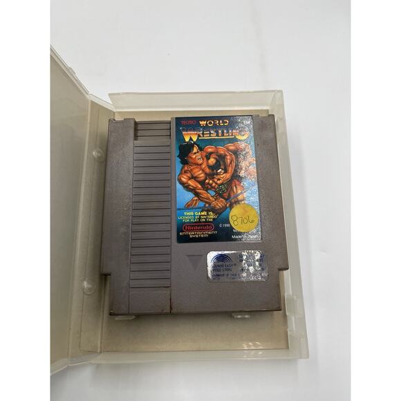 Tecmo World Wrestling (Nintendo Entertainment System, 1990) With Case - Picture 2 of 9